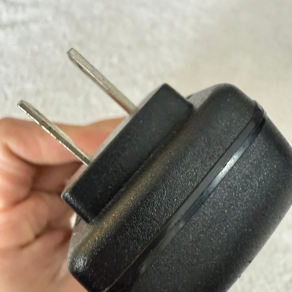 Black AC/DC Adapter One Size